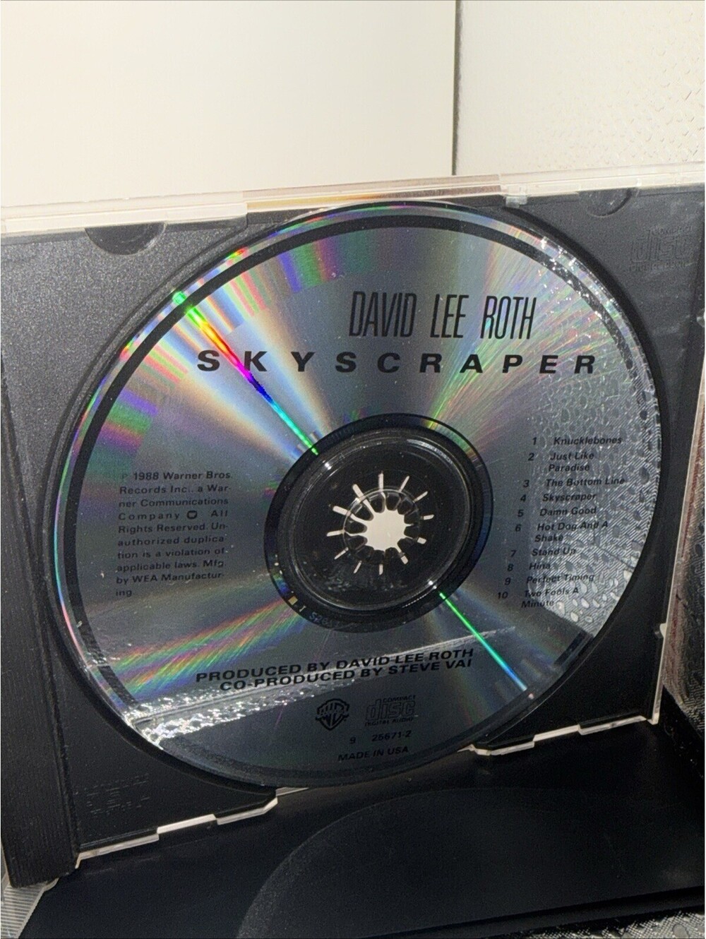 David Lee Roth – Skyscraper CD 1988